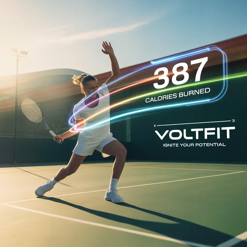 how many calories does tennis burn