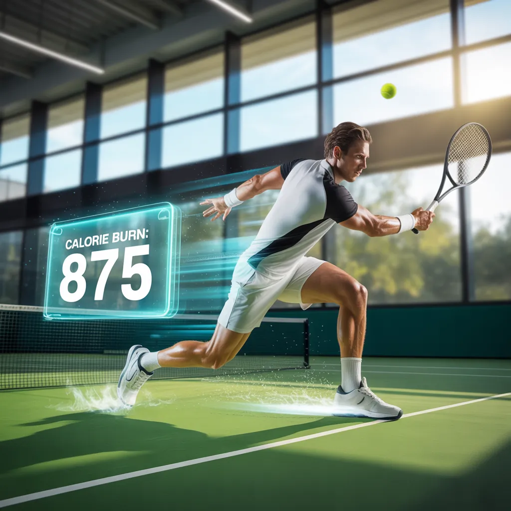 how many calories does tennis burn