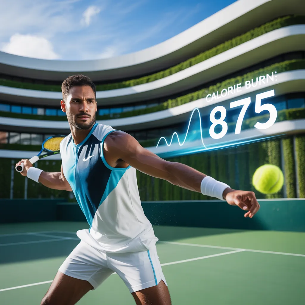 how many calories does tennis burn