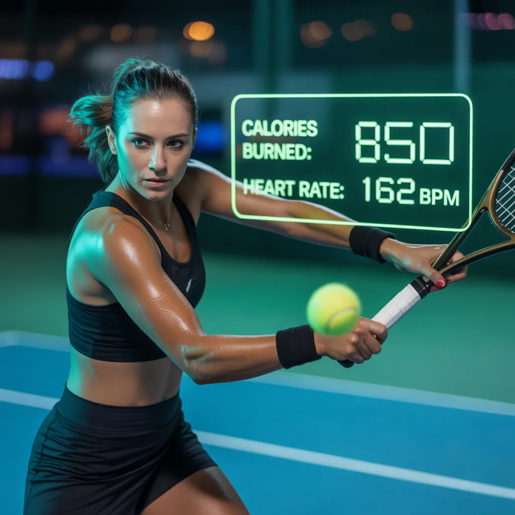 how many calories does tennis burn