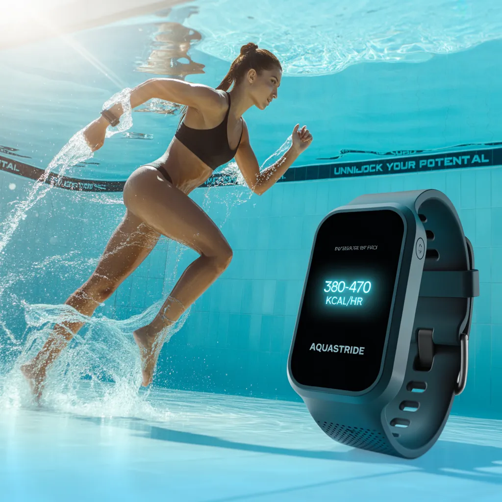 how many calories does water walking burn