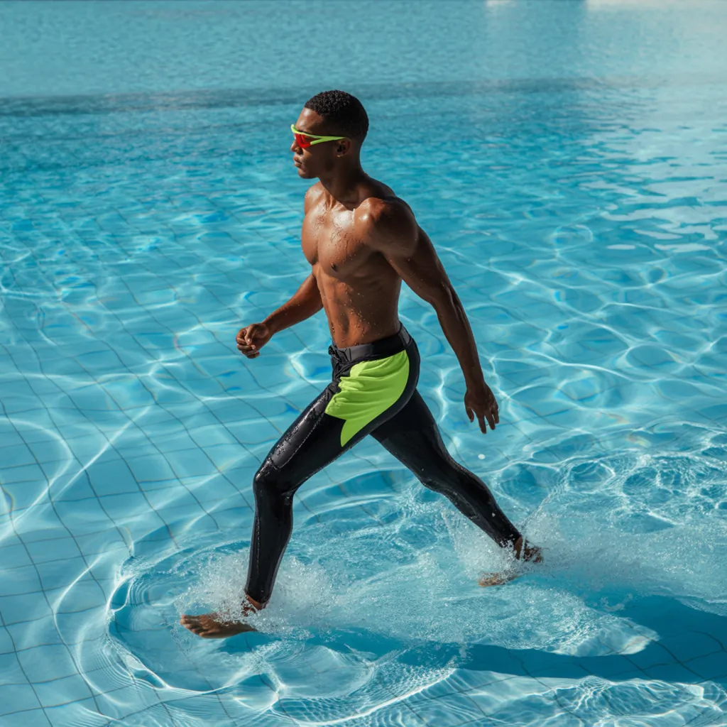 how many calories does water walking burn