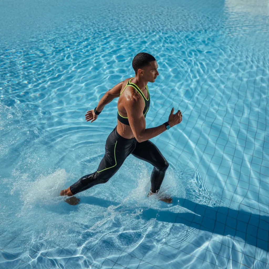 how many calories does water walking burn