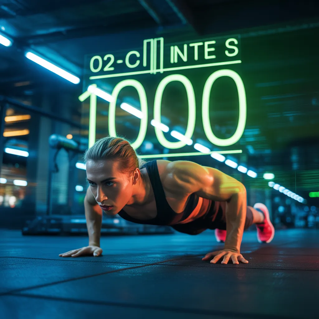 how many push ups to burn 1000 calories