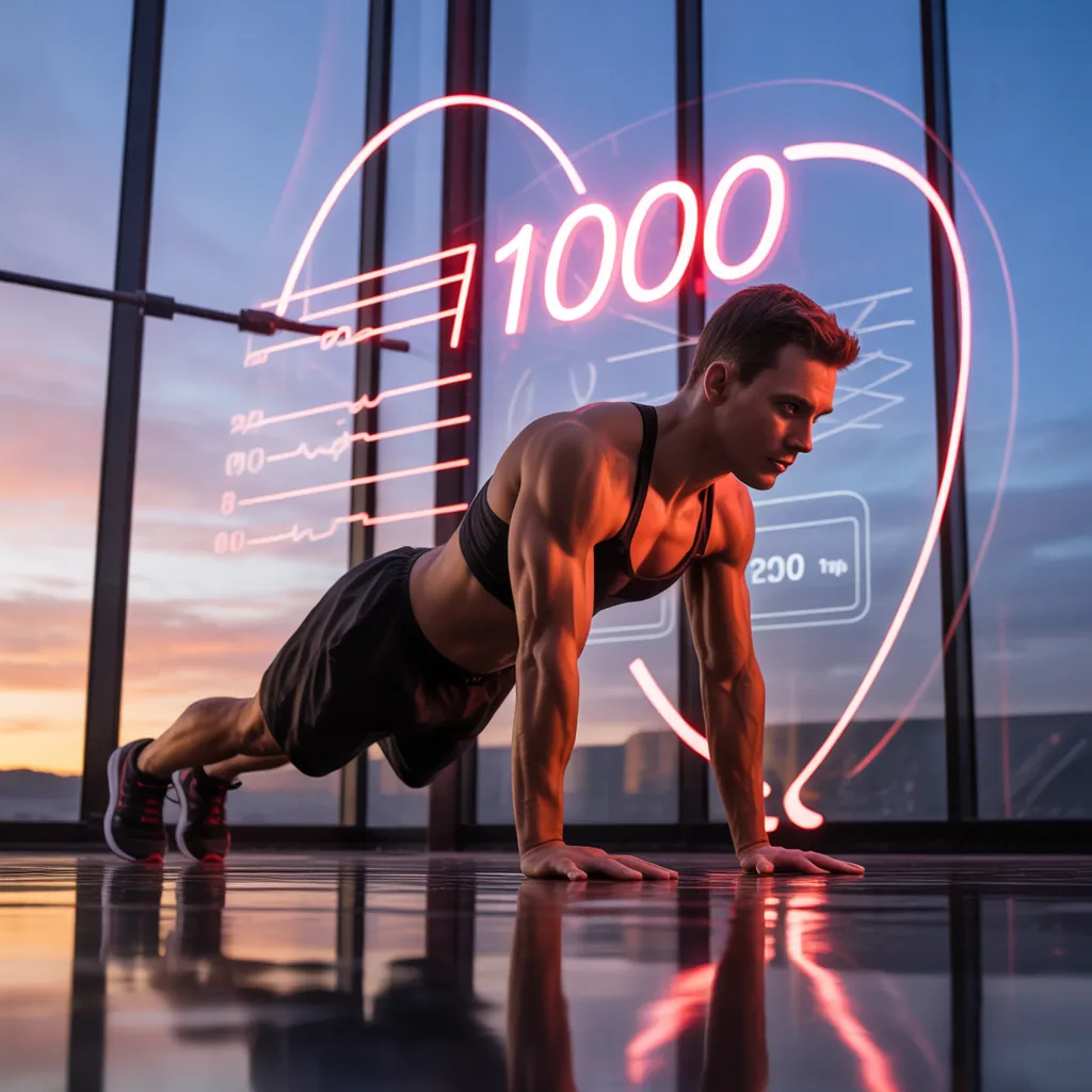 how many push ups to burn 1000 calories