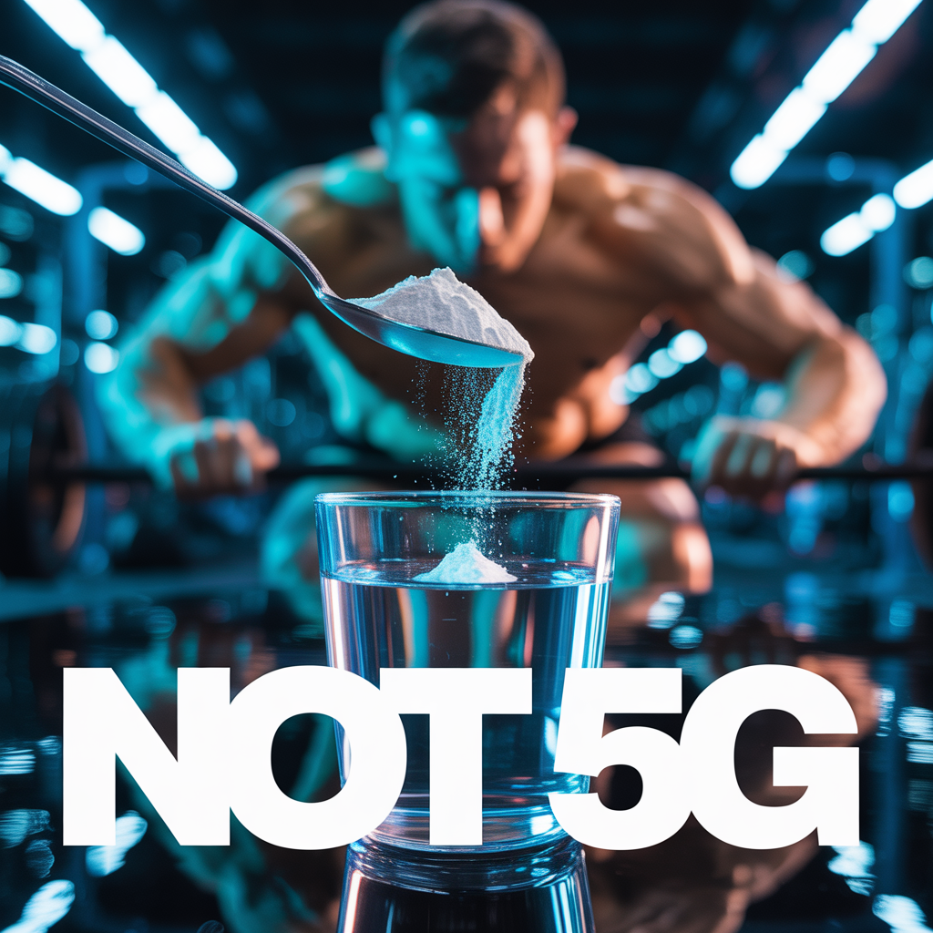 how much is a spoonful of creatine clue its not 5 grams