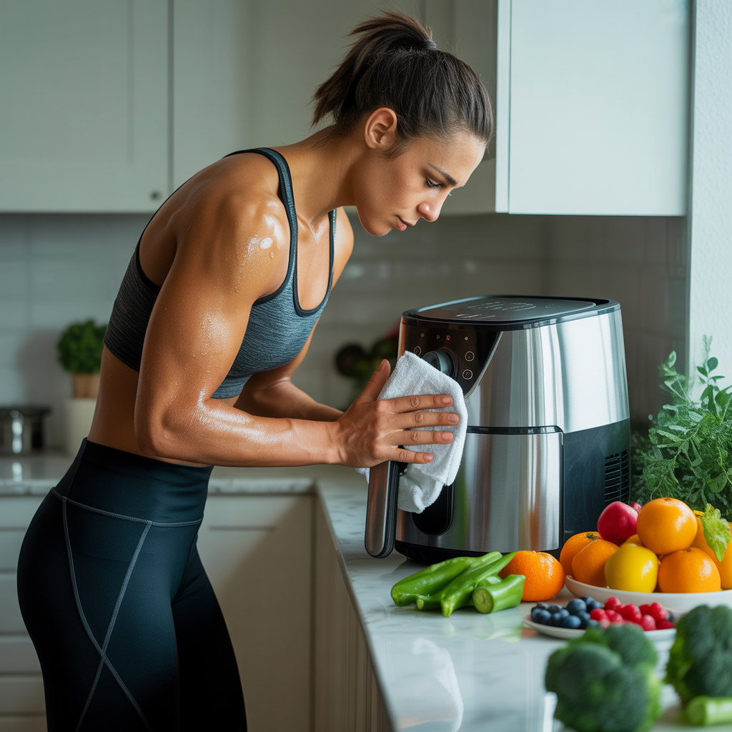 how to clean air fryer
