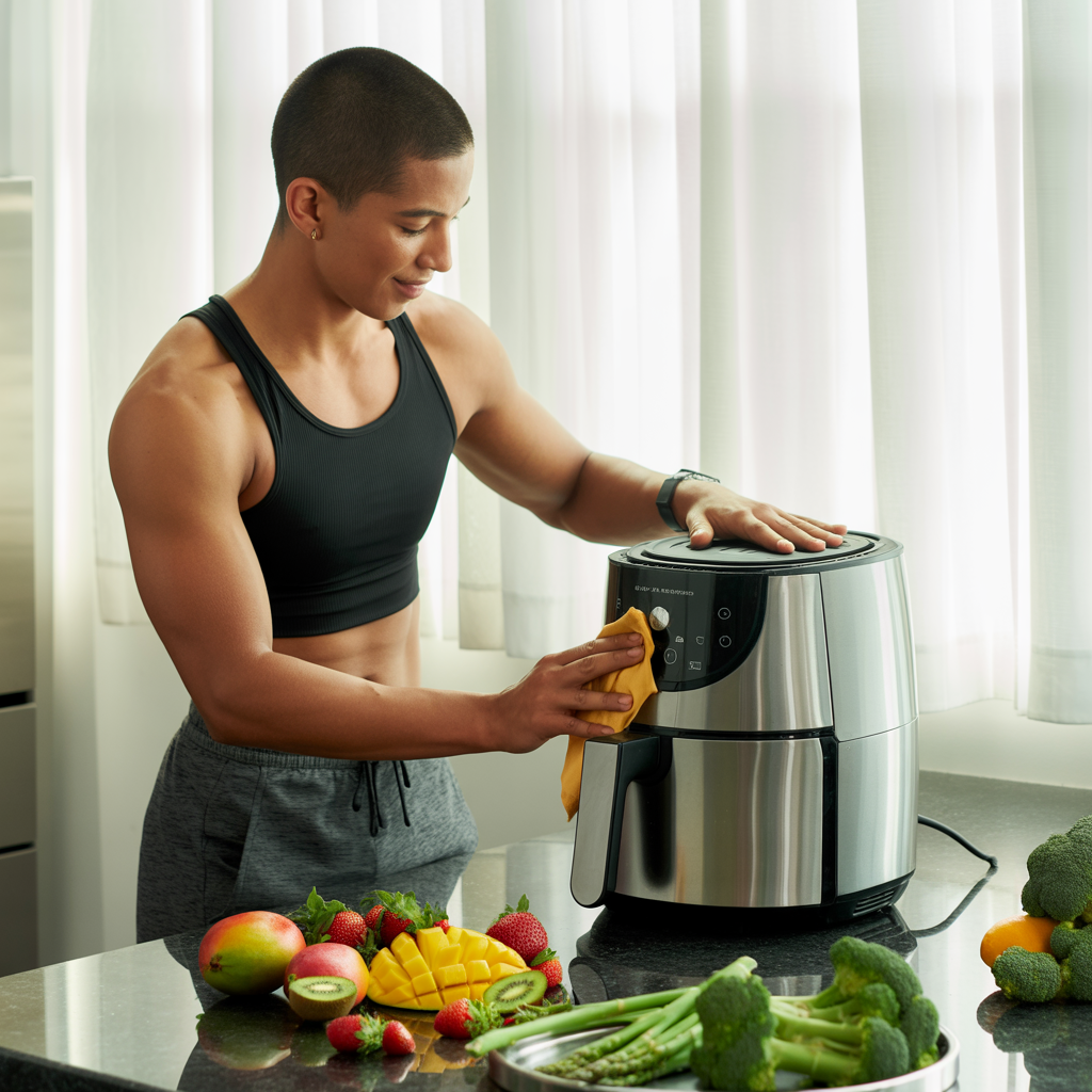 how to clean air fryer