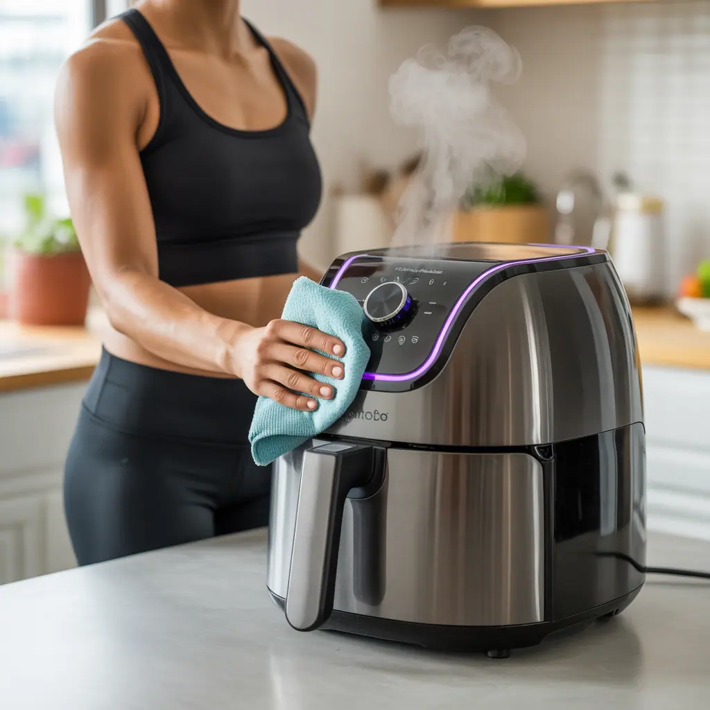 how to clean air fryer
