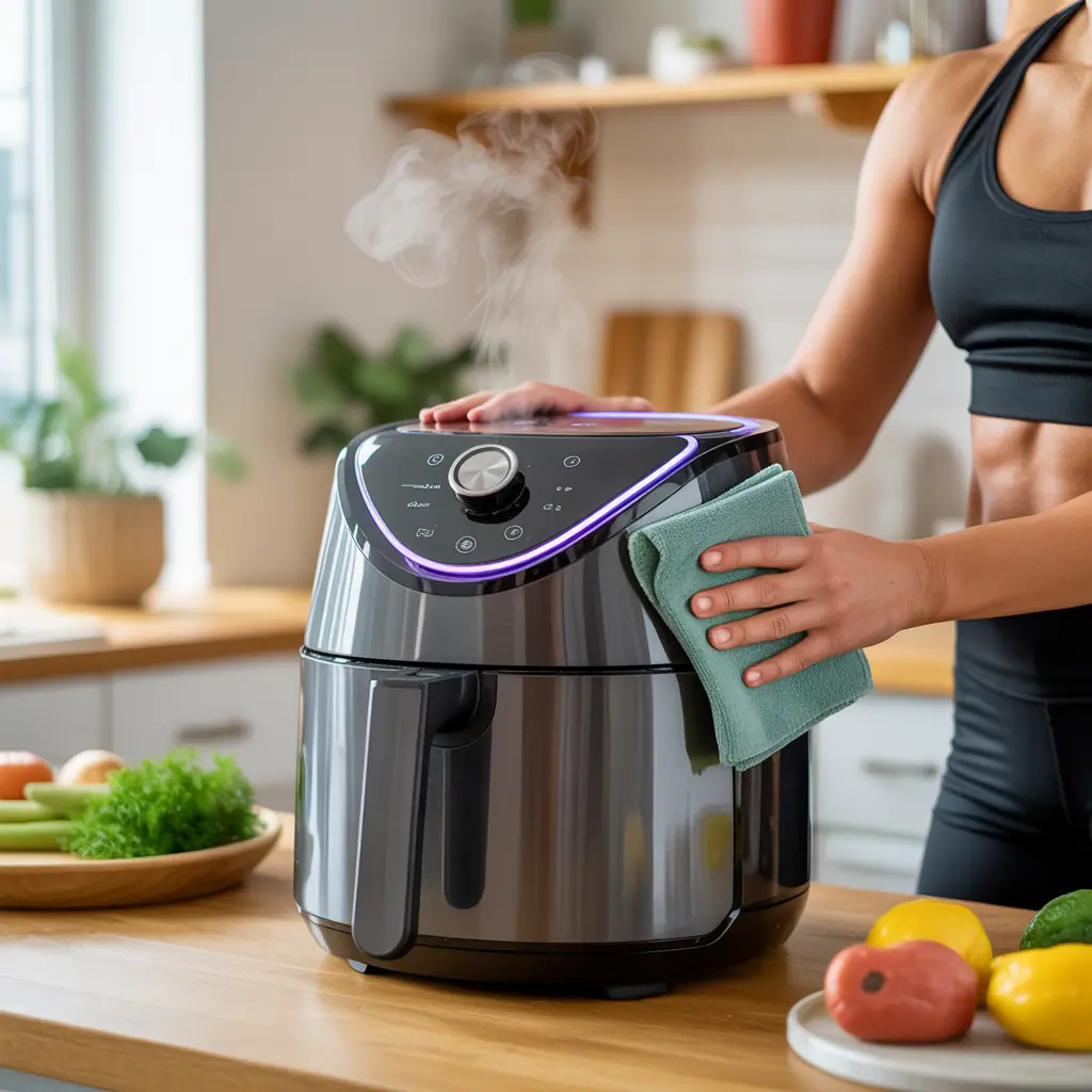 how to clean air fryer