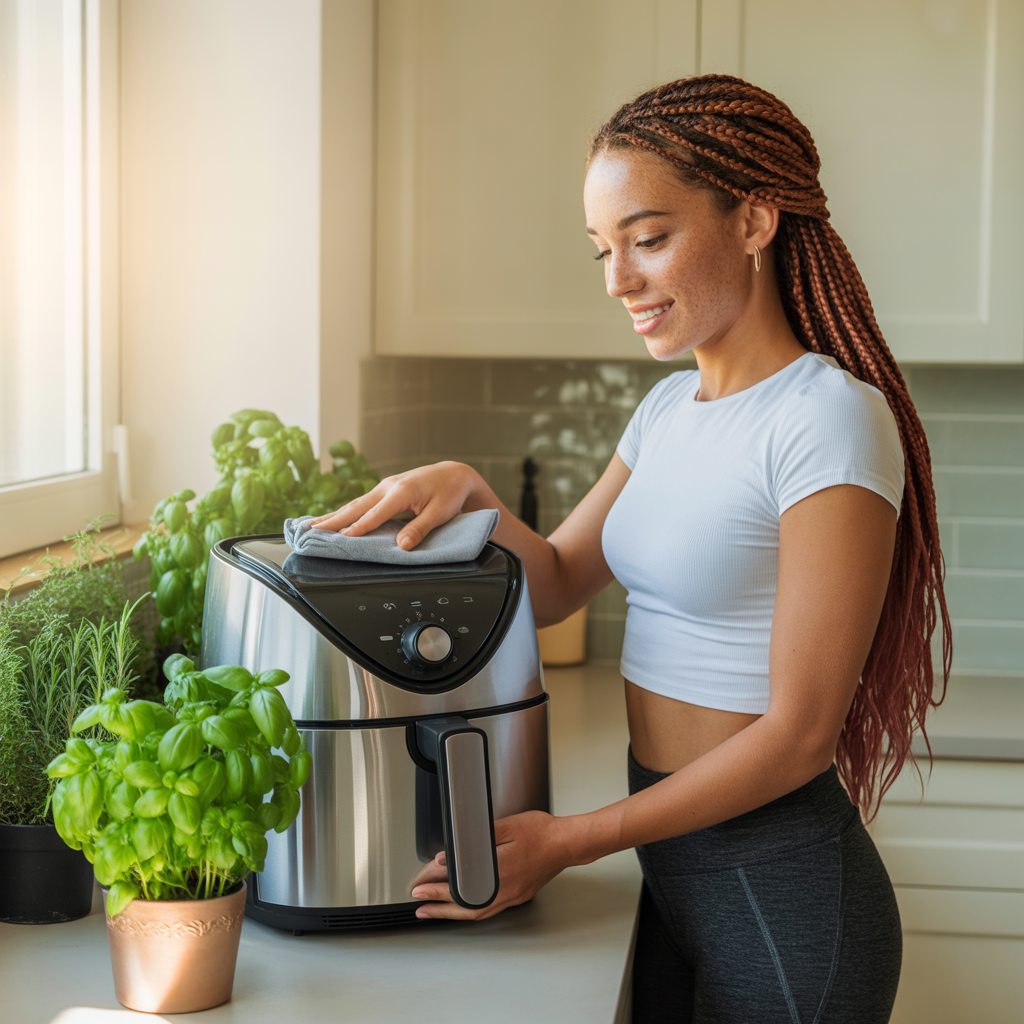 how to clean air fryer
