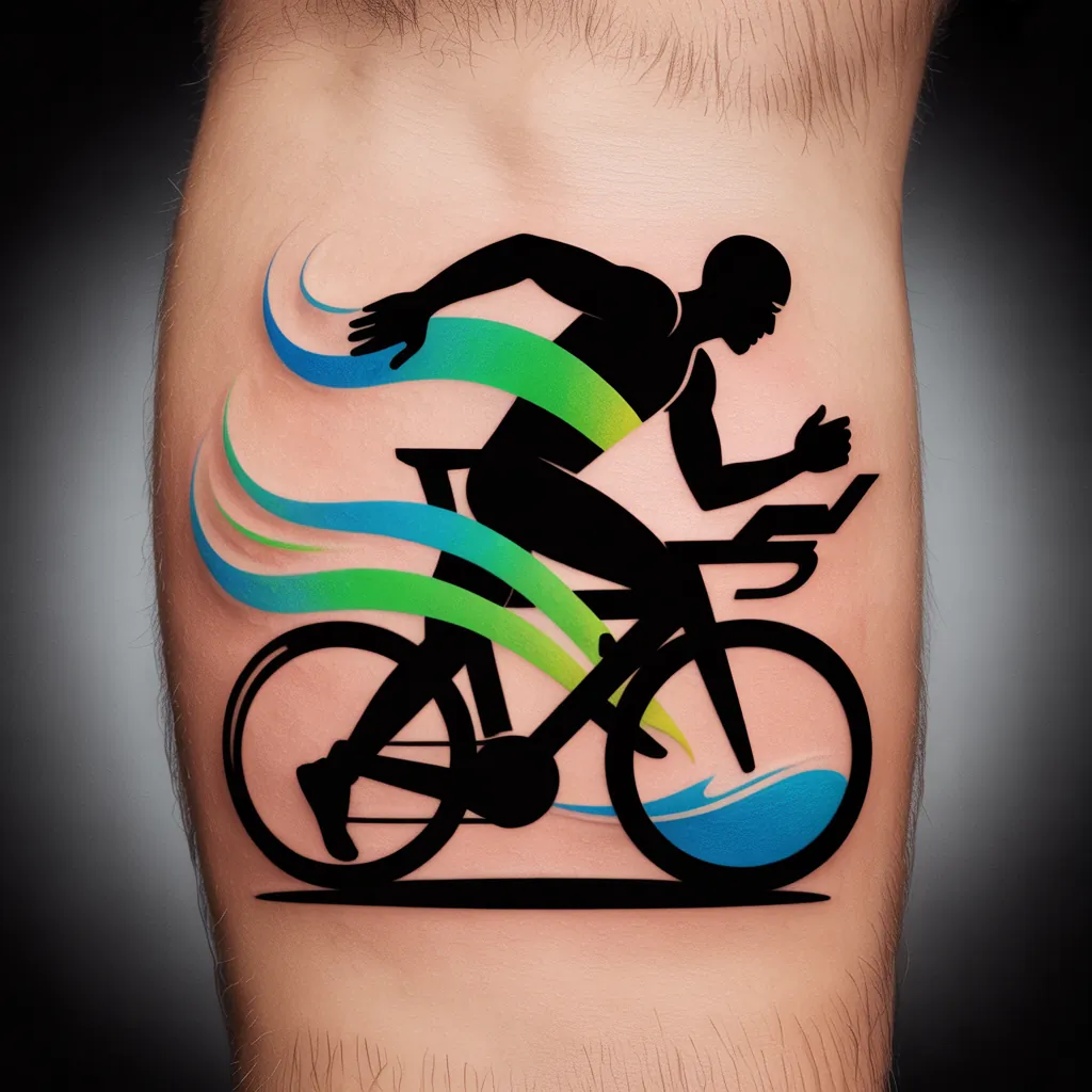 ironman triathlon tattoo for everyone