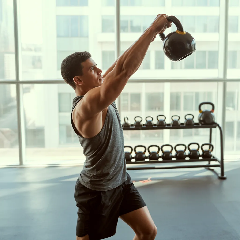 kettlebells set for home gym
