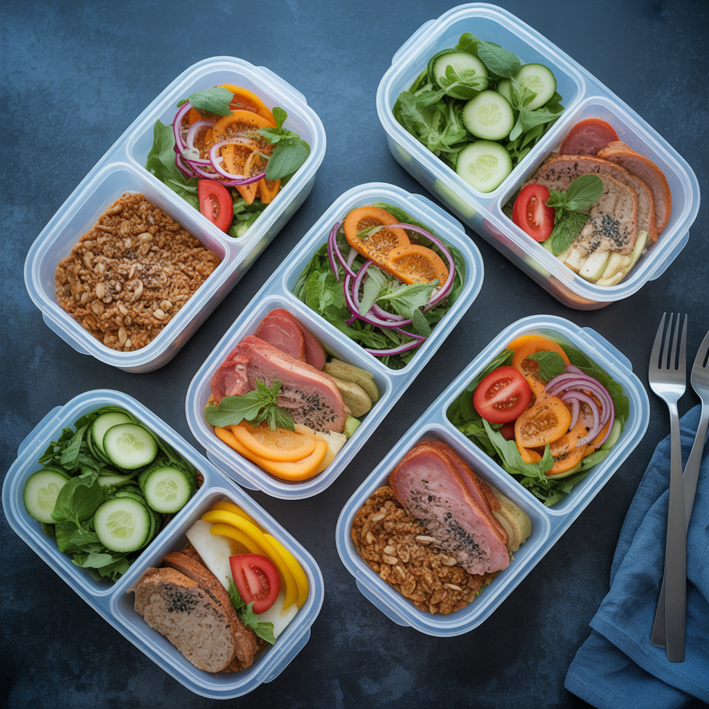meal prep lunches for work