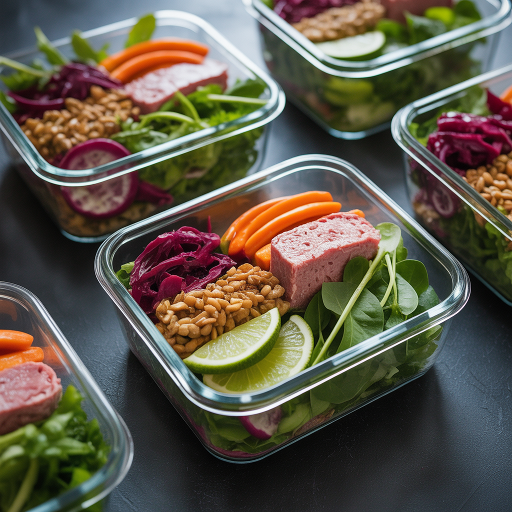 meal prep lunches for work