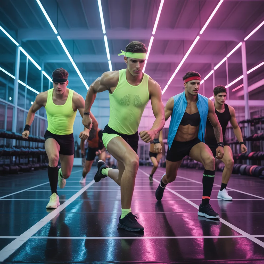 mens 80s workout clothes