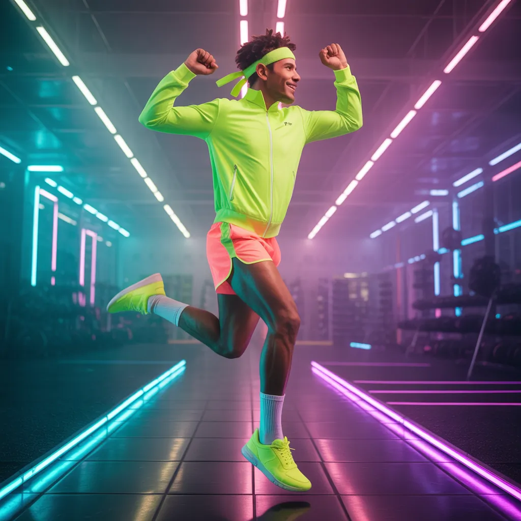 mens 80s workout clothes