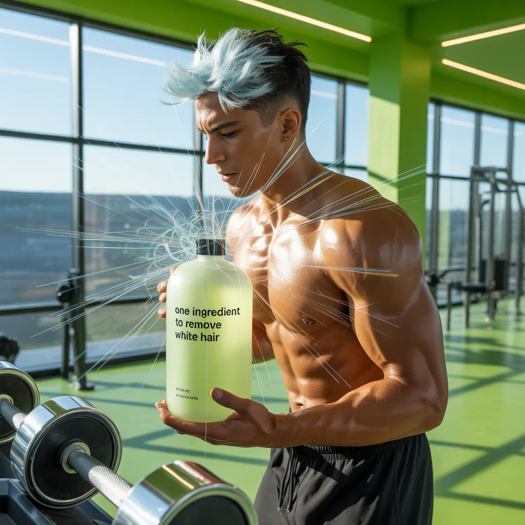 one ingredient to remove white hair