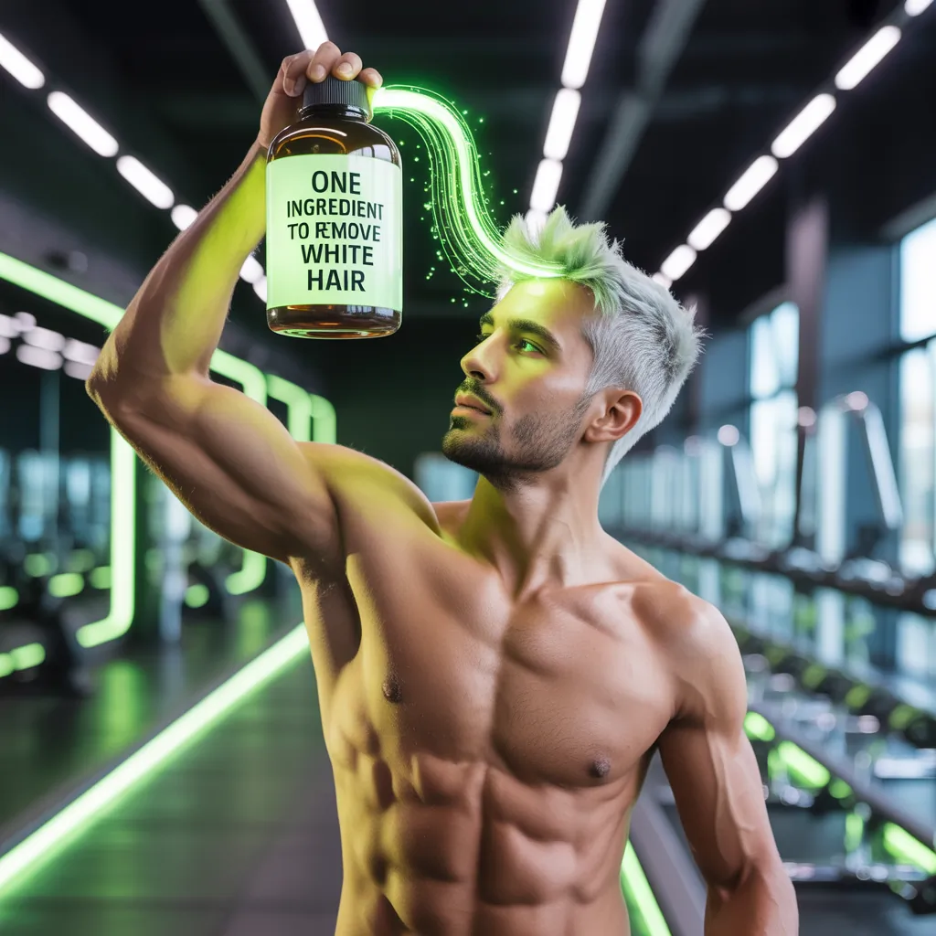 one ingredient to remove white hair