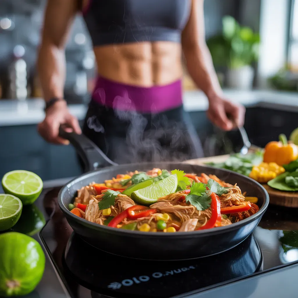 one pan mexican shredded chicken