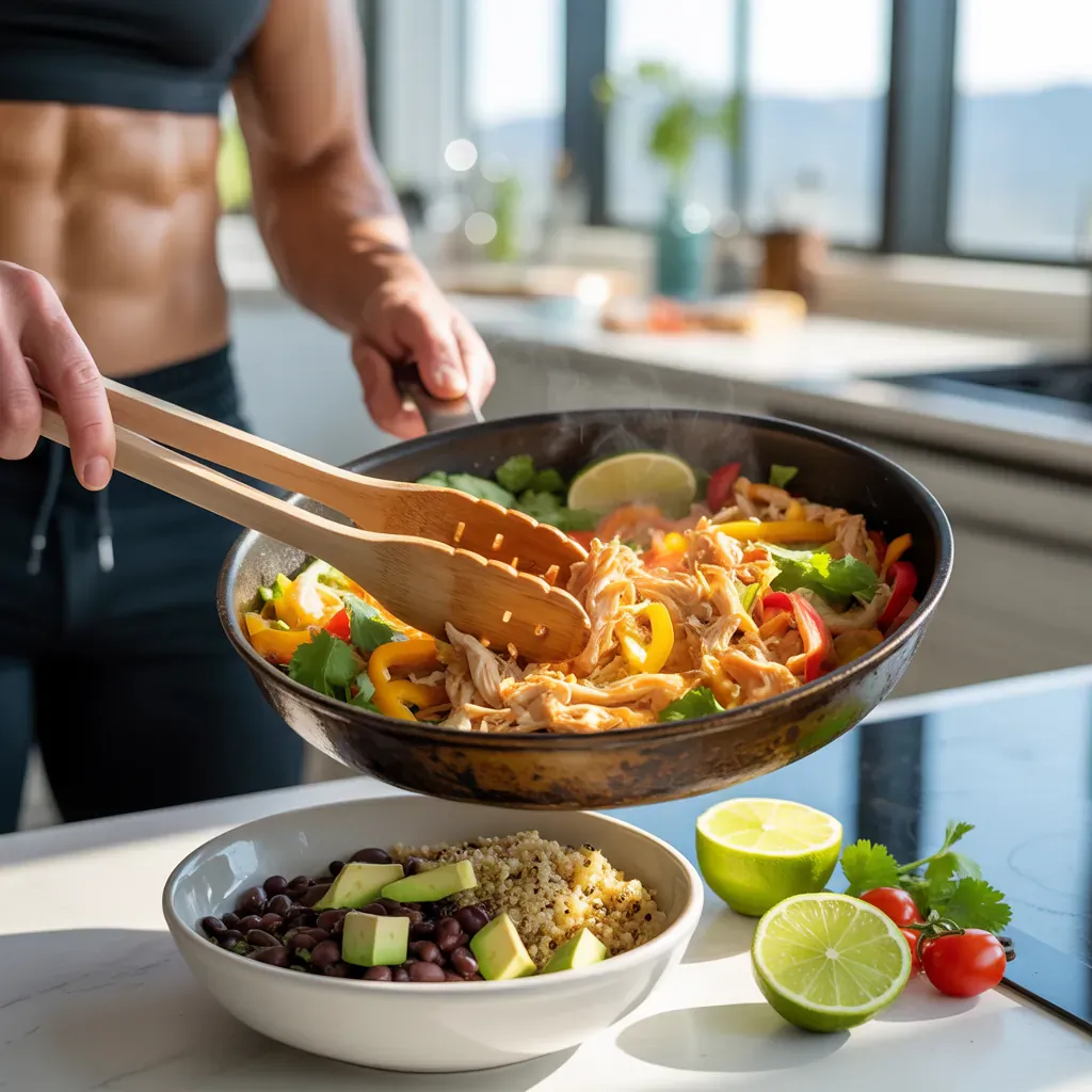 one pan mexican shredded chicken