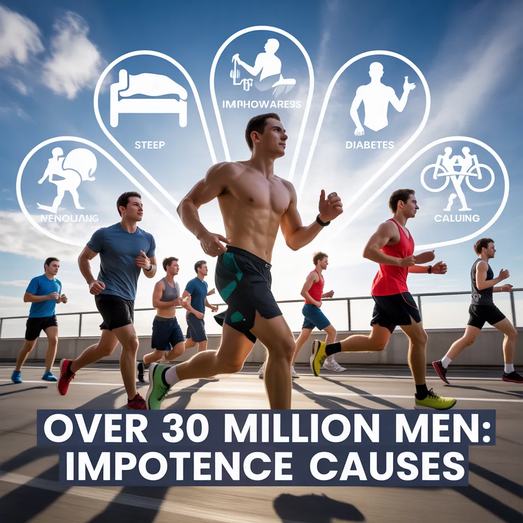 over 30 million men impotence causes