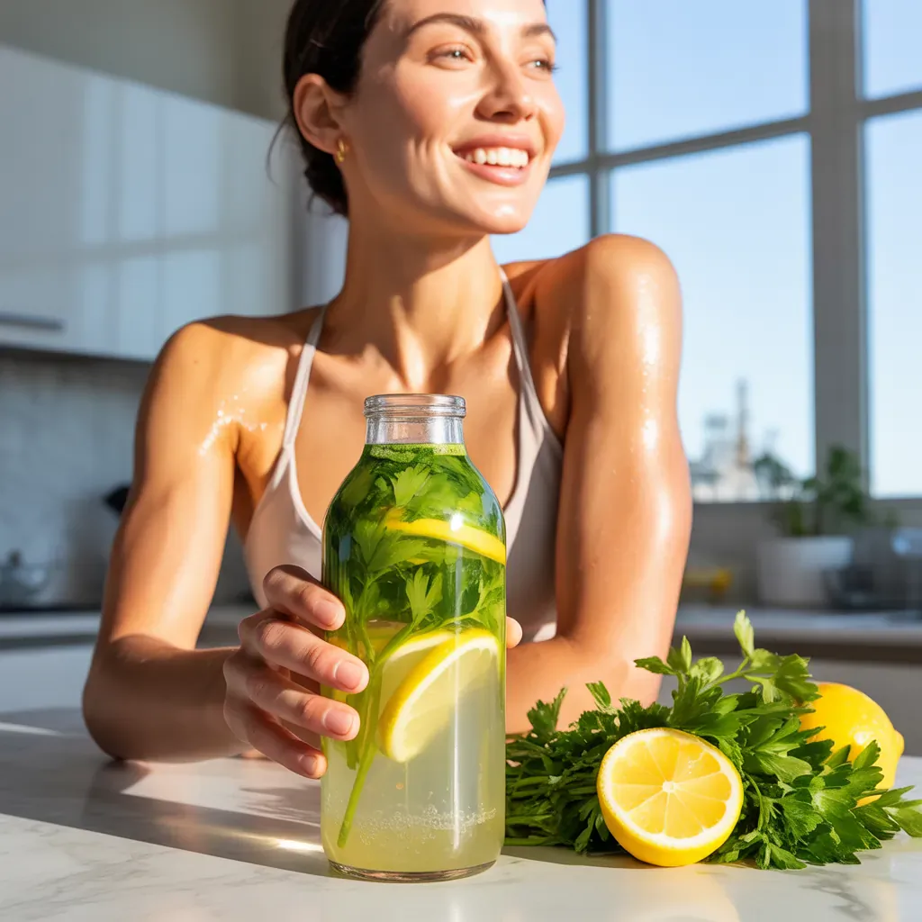 parsley lemonade for acne
