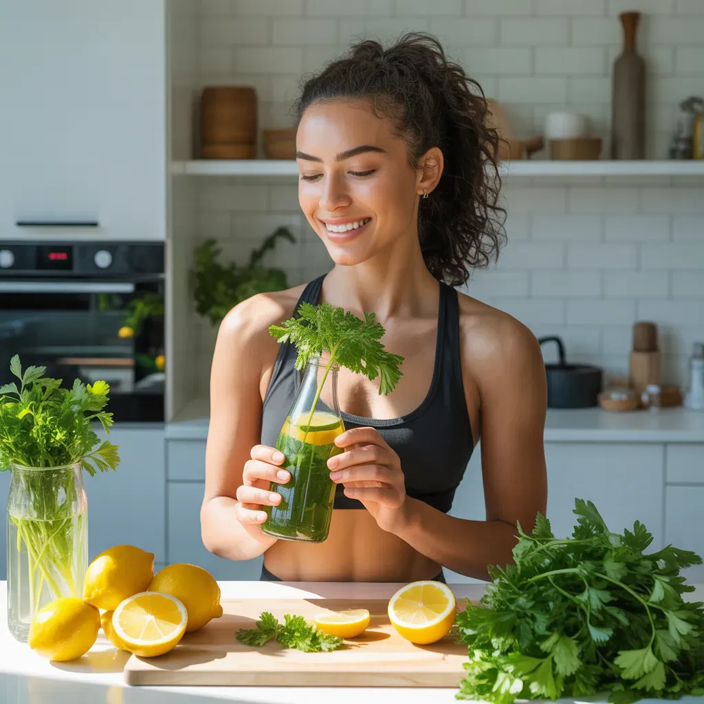 parsley lemonade for acne