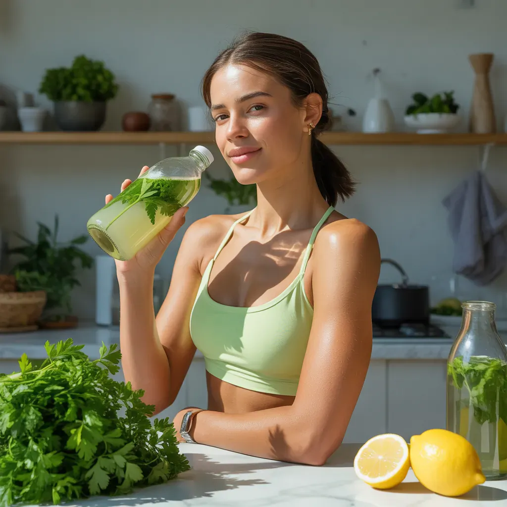 parsley lemonade for acne