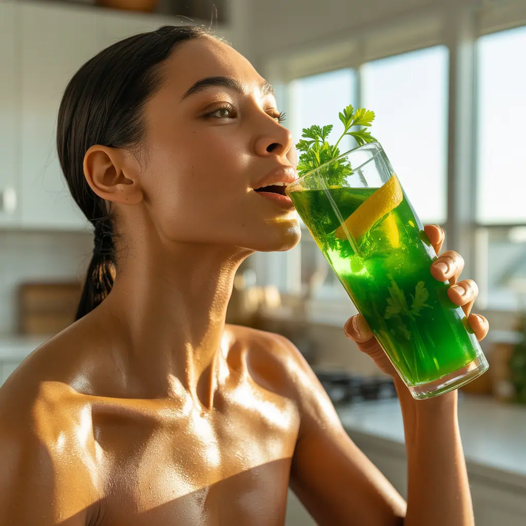 parsley lemonade for acne