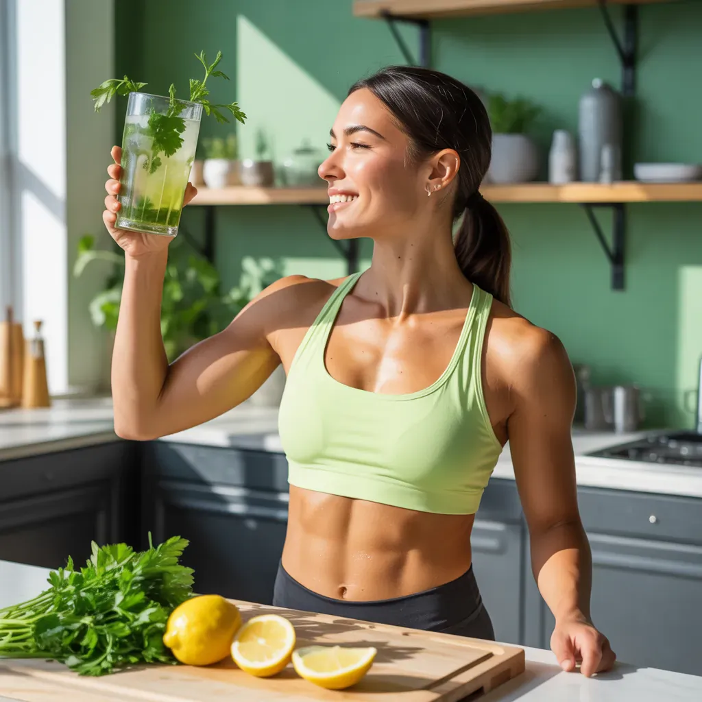 parsley lemonade for acne