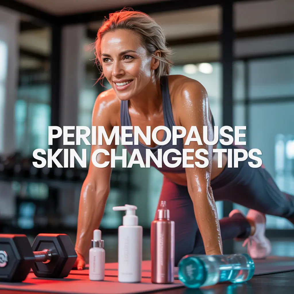perimenopause skin changes tips