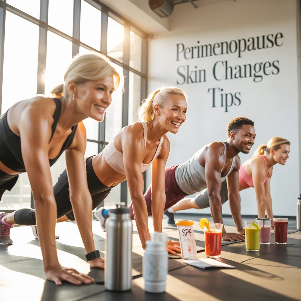 perimenopause skin changes tips