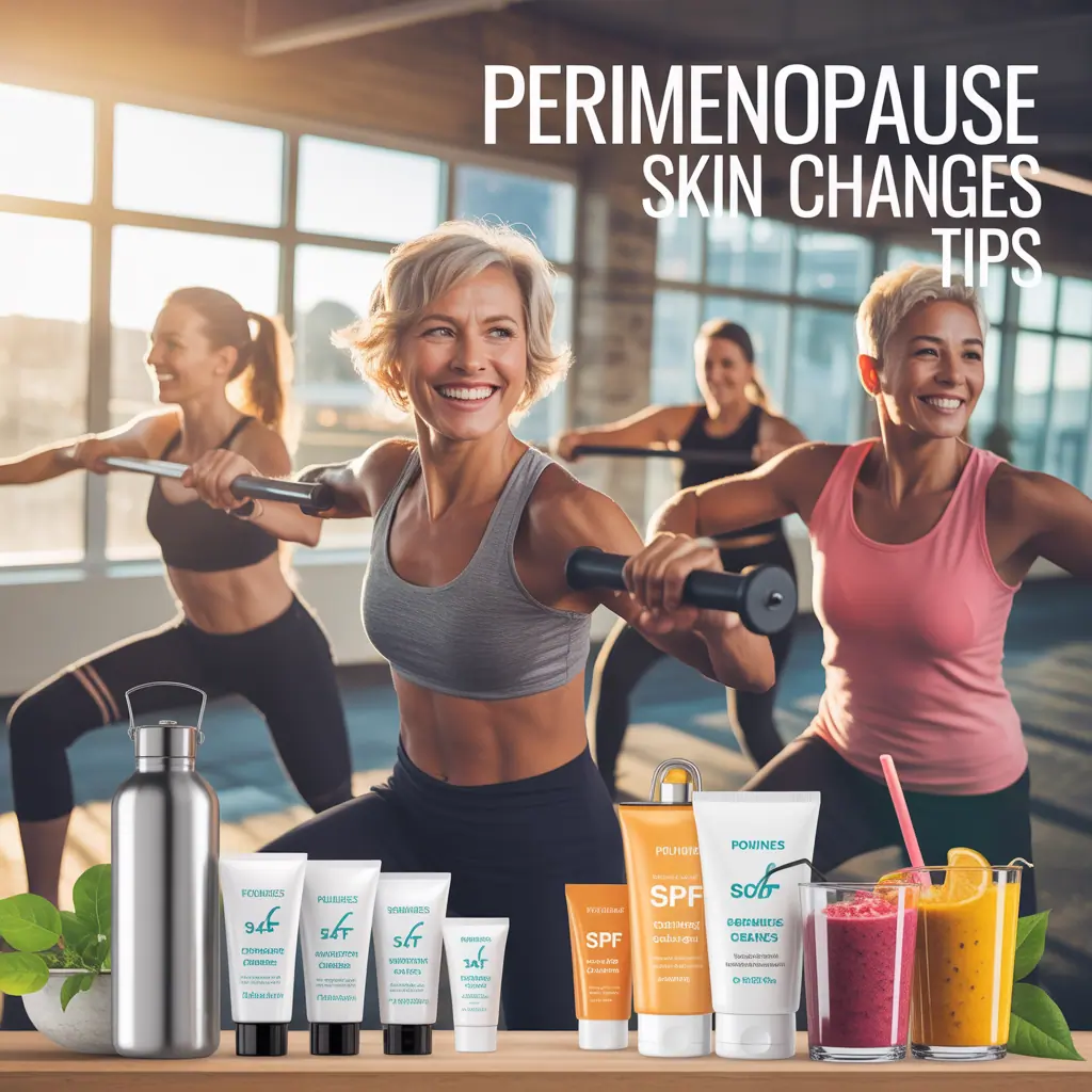perimenopause skin changes tips