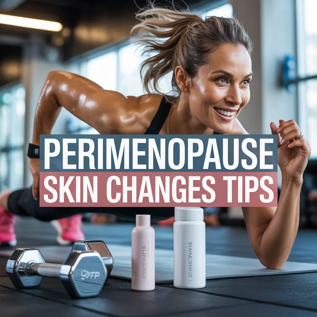 perimenopause skin changes tips