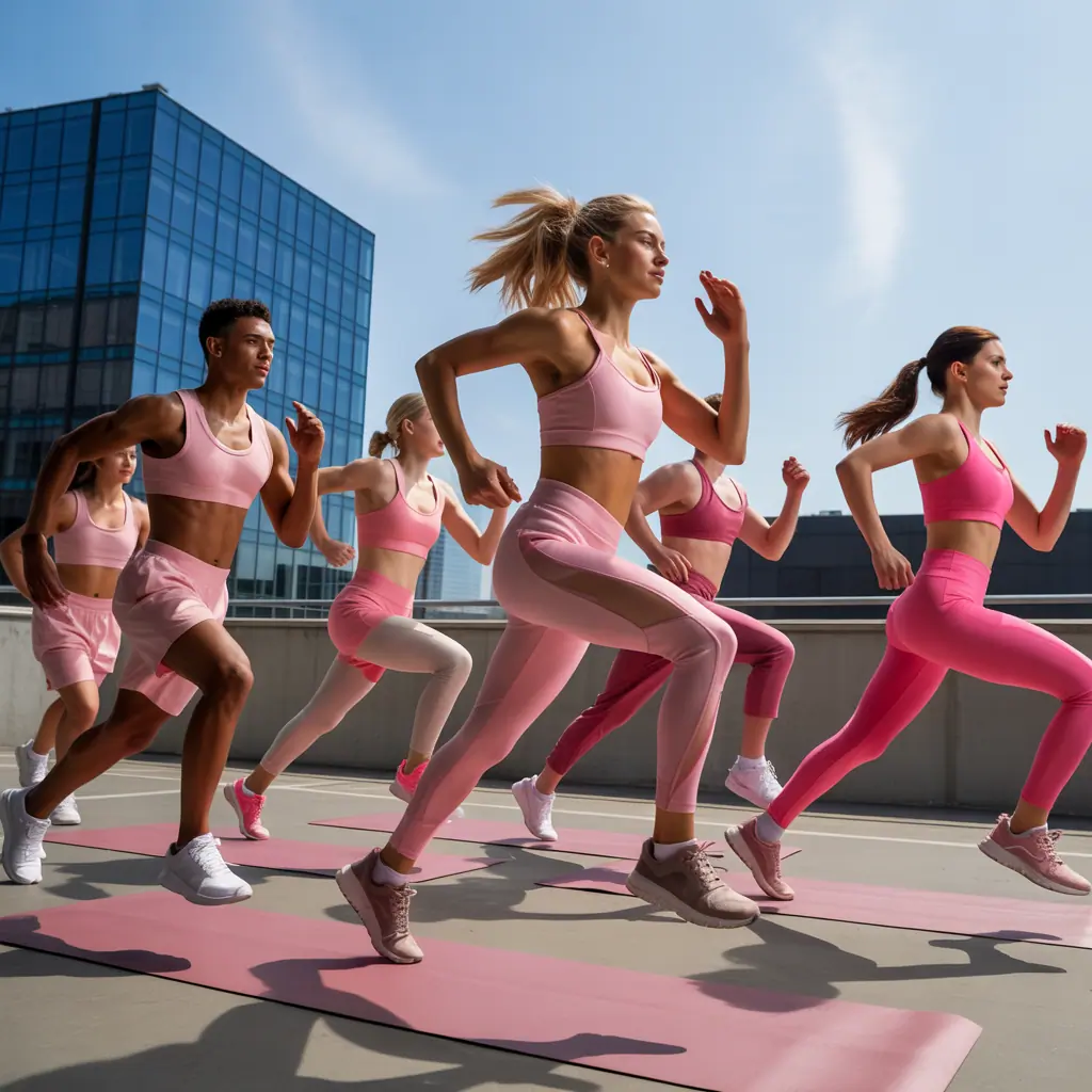 pink workout clothes for everyone