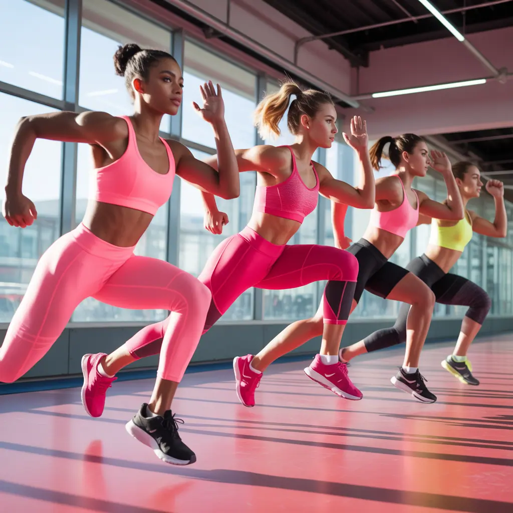 pink workout clothes for everyone