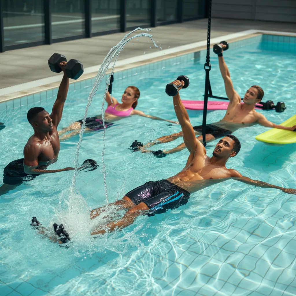 pool workout equipment
