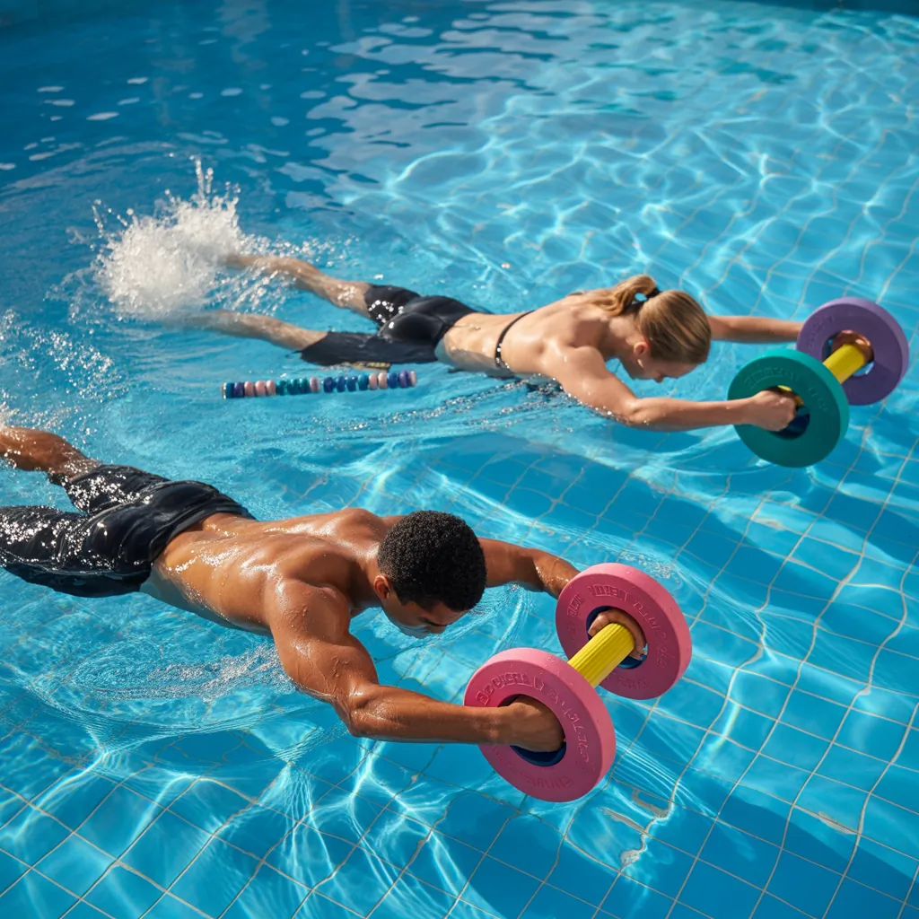 pool workout equipment