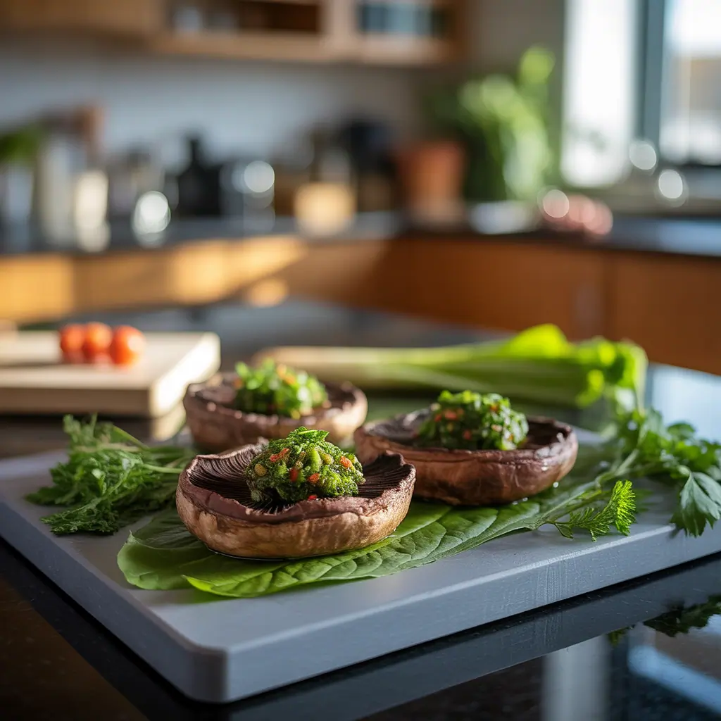portobello steaks with chimichurri