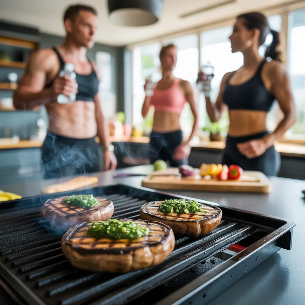 portobello steaks with chimichurri