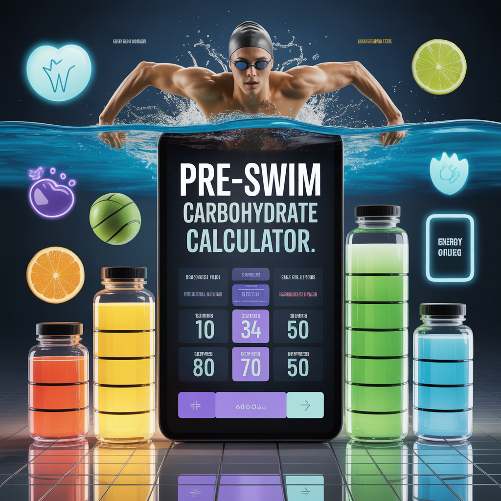 pre swim carbohydrate calculator