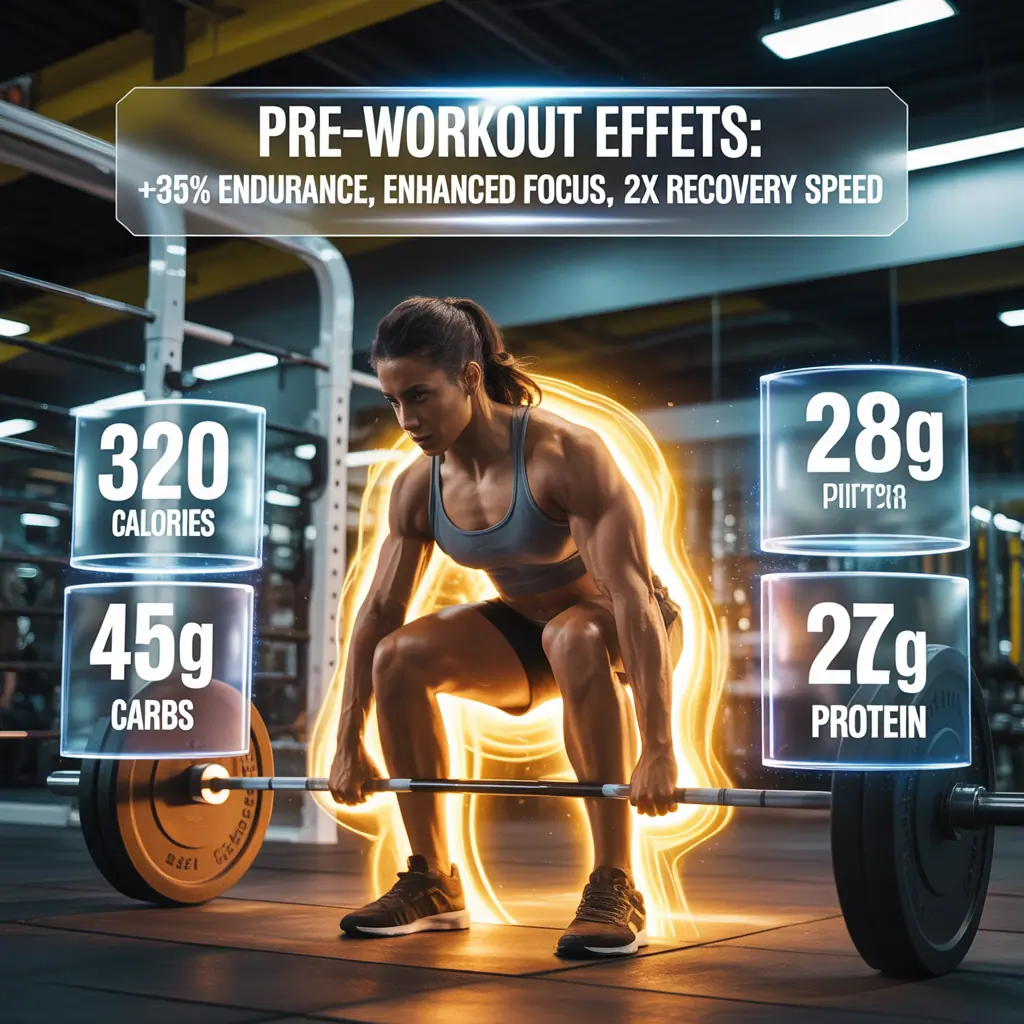pre workout calories amount and effects
