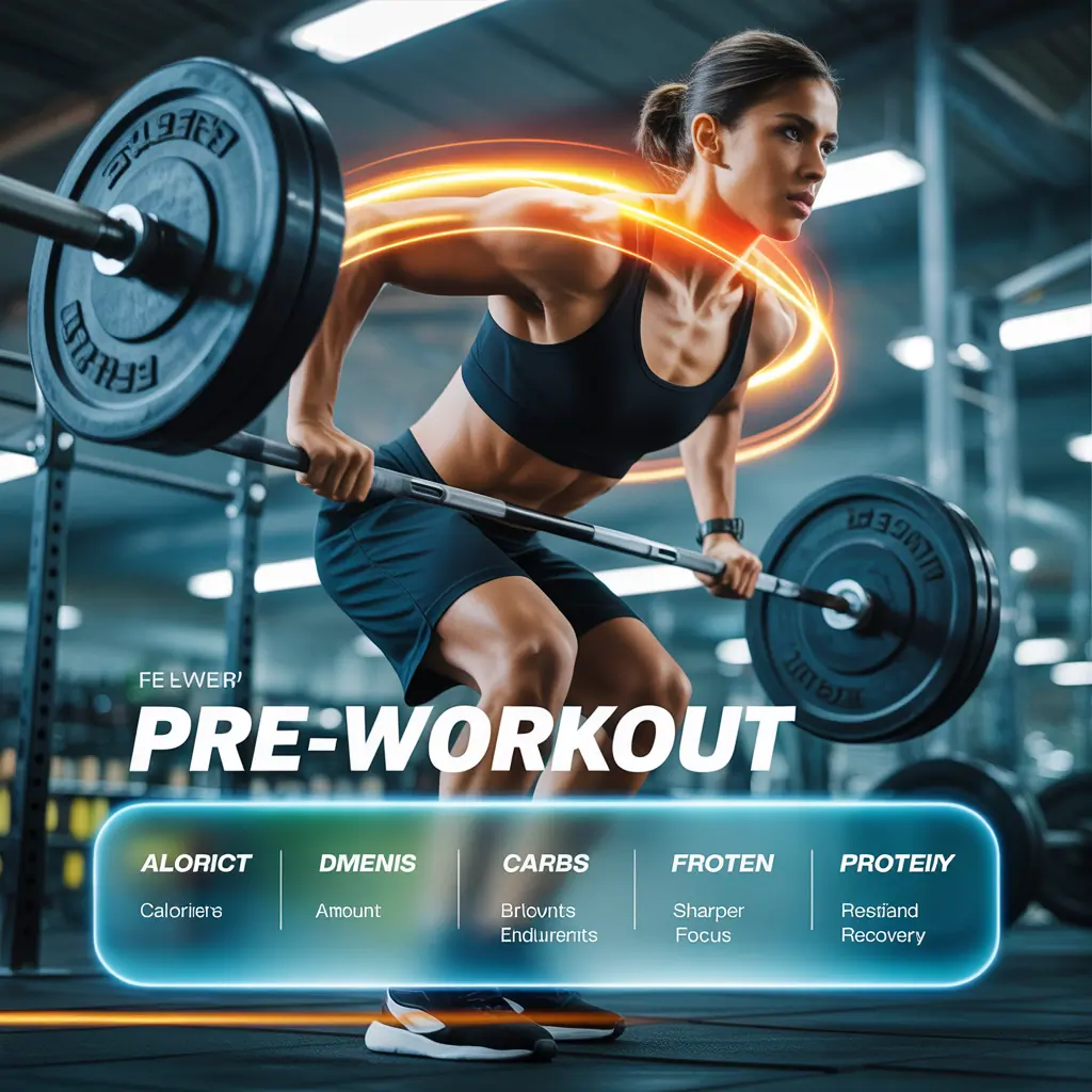 pre workout calories amount and effects