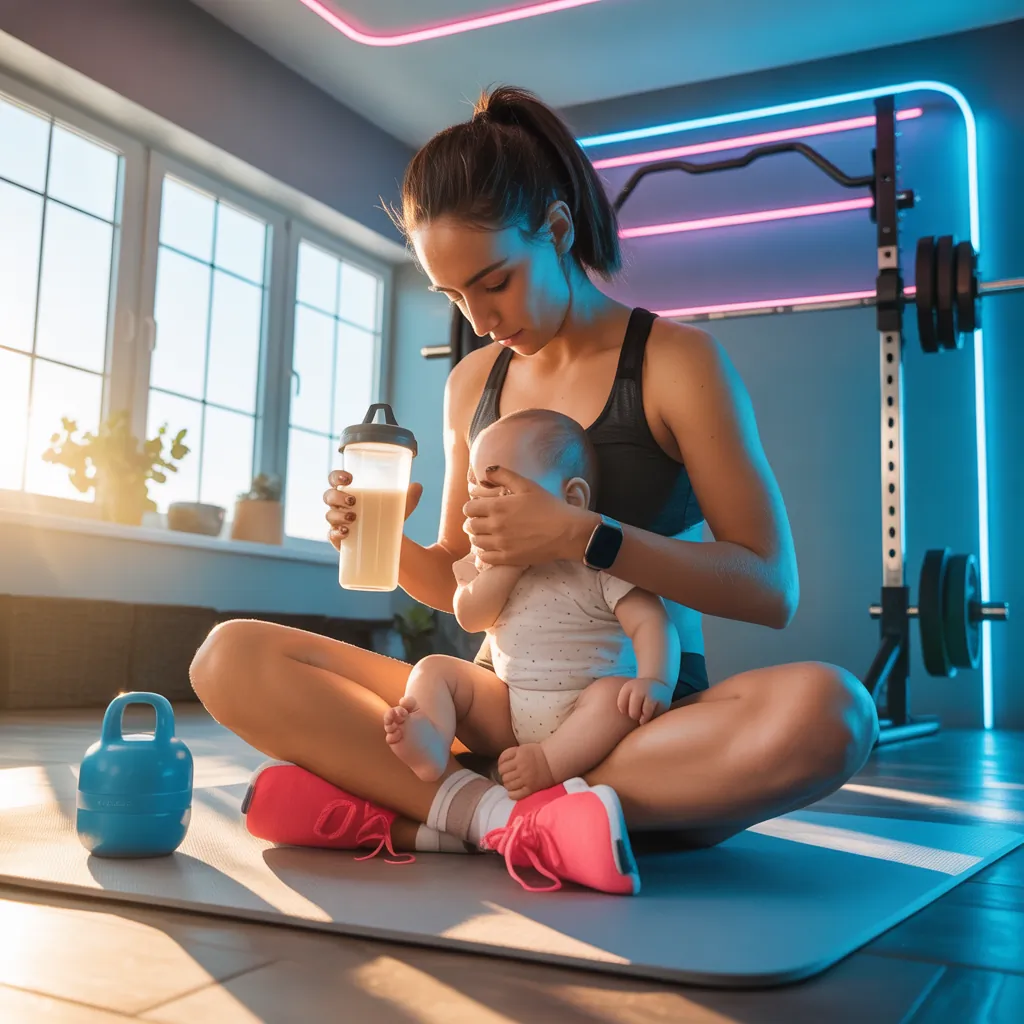 pre workout when breastfeeding