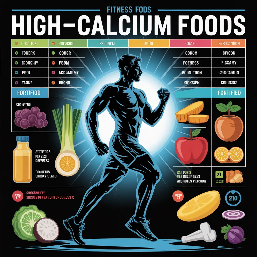 printable high calcium foods chart