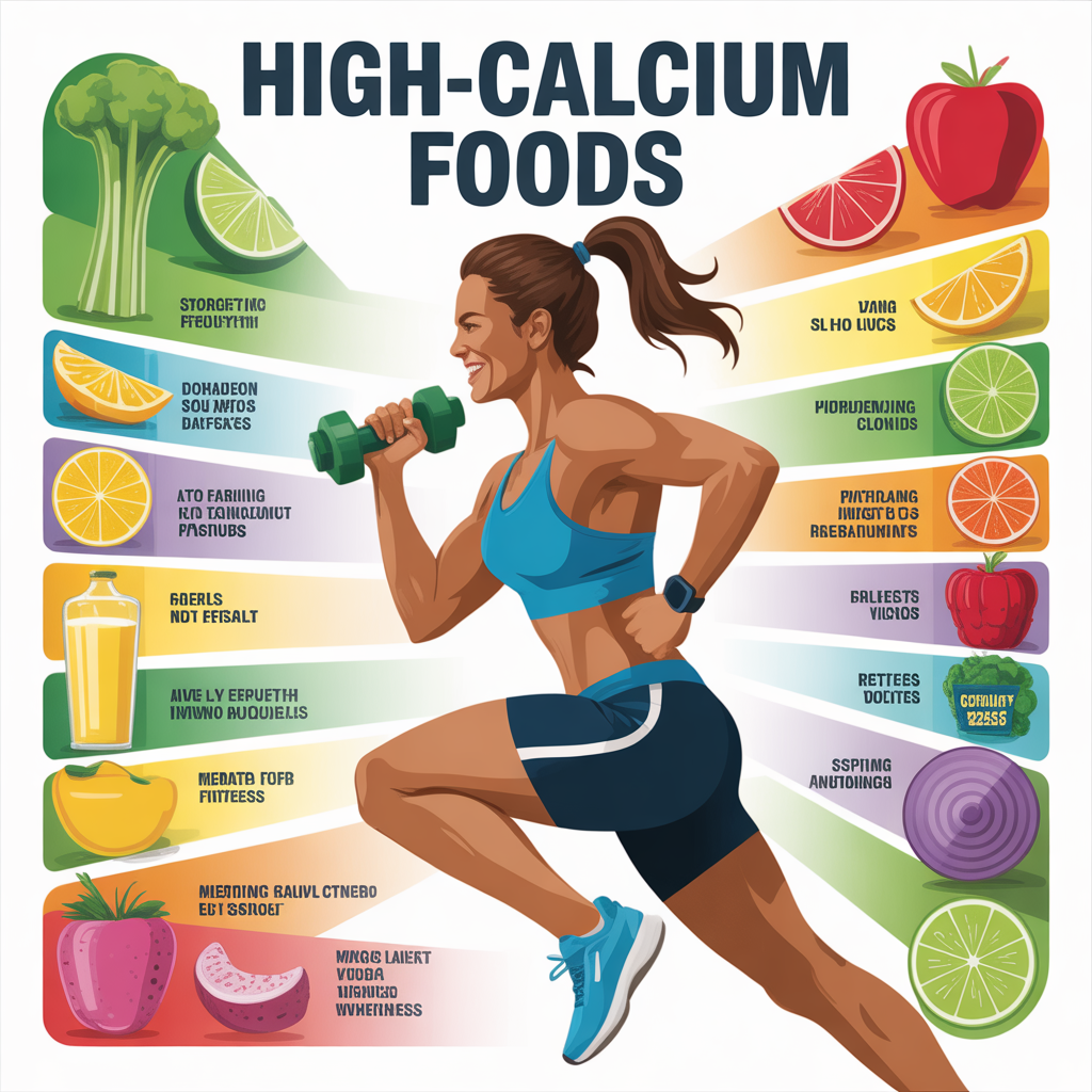 printable high calcium foods chart