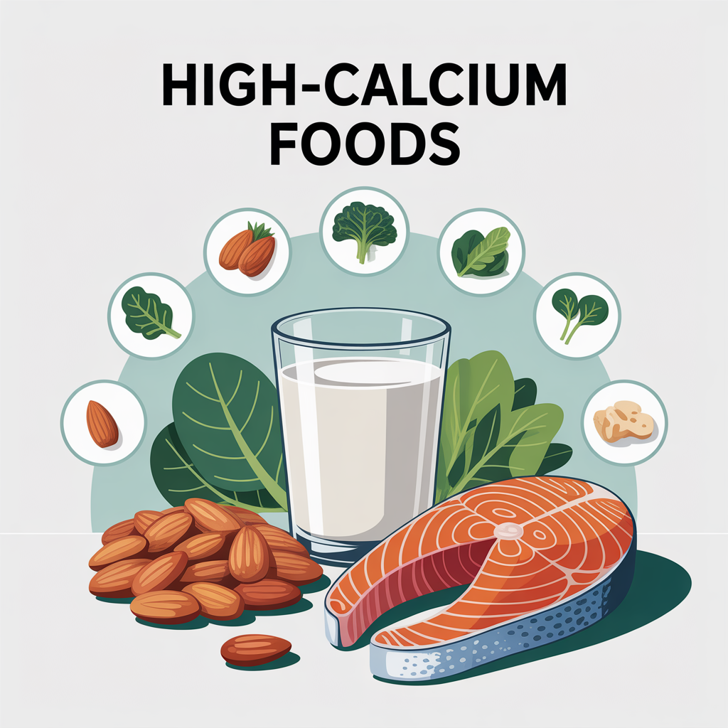 printable high calcium foods chart