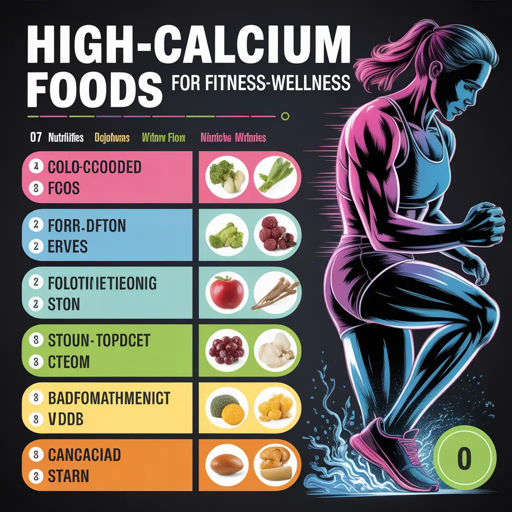 printable high calcium foods chart