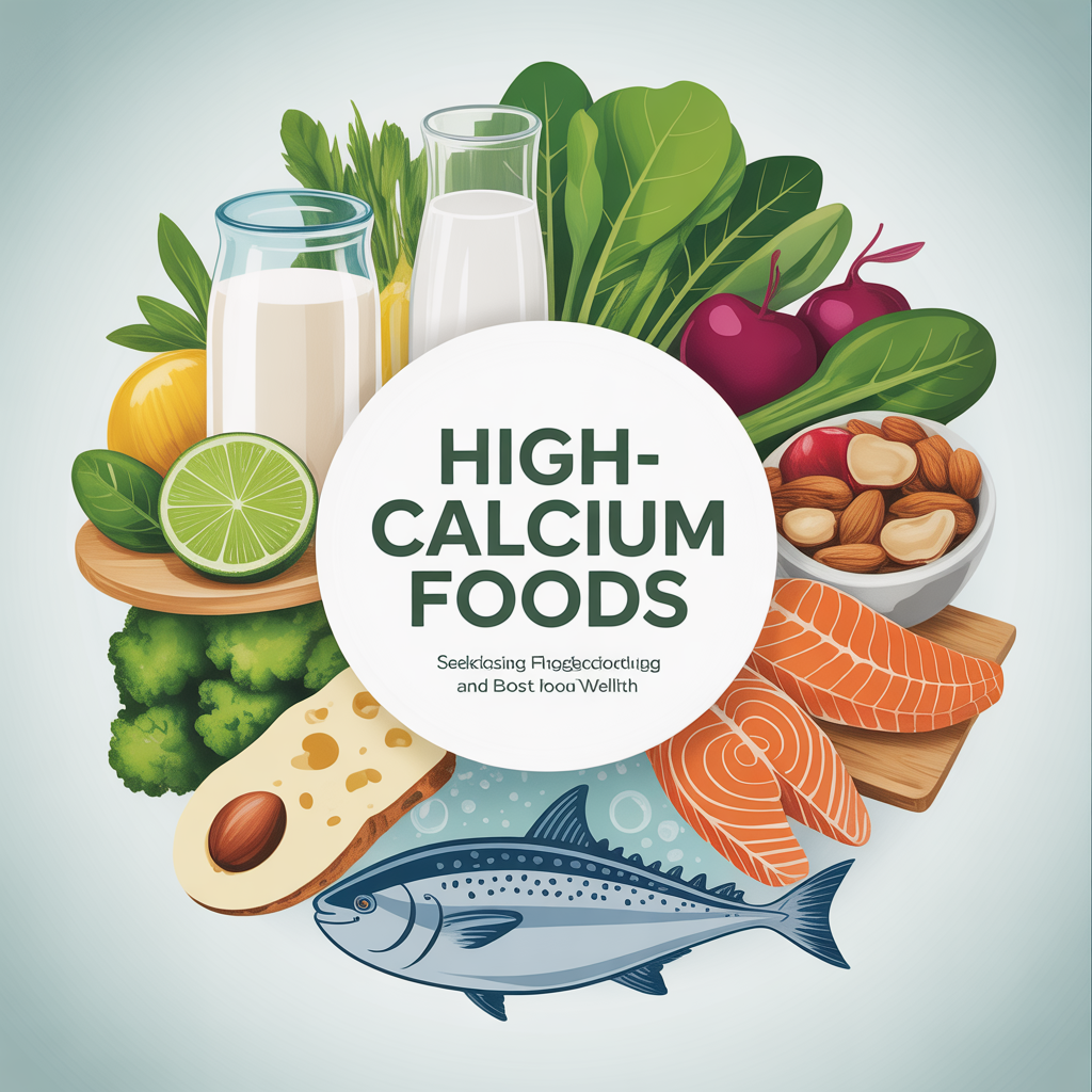 printable high calcium foods chart